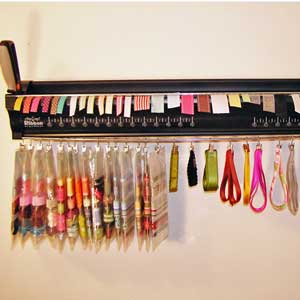 A Jones For Organizing  Easy ribbon storage organization with gutters - A  Jones For Organizing