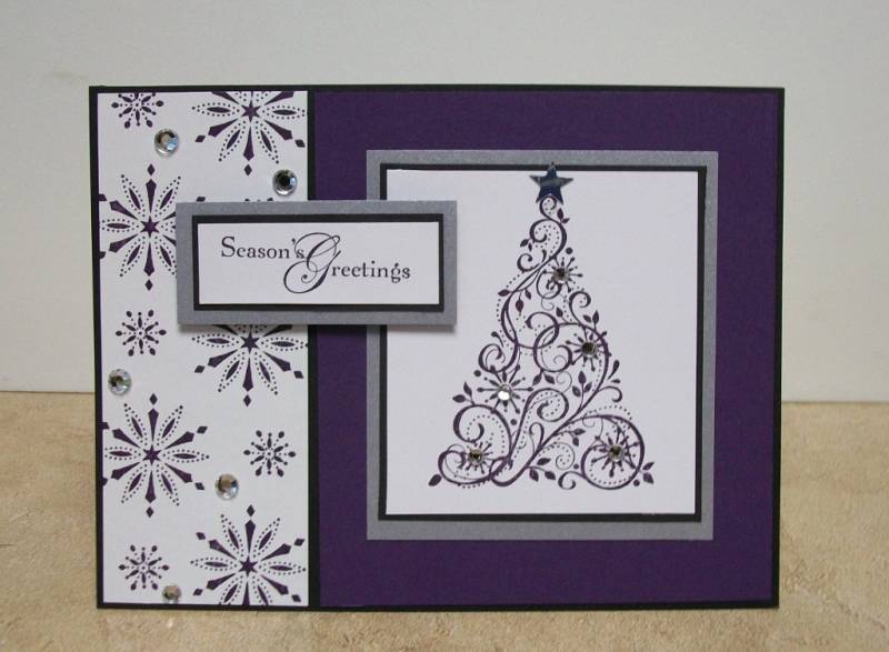 Elegant Christmas Card by cmk7471 - at Splitcoaststampers