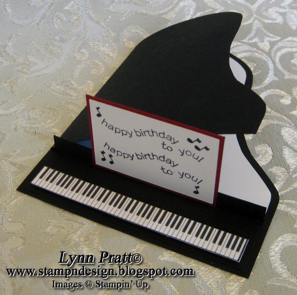 Piano Card by lpratt at Splitcoaststampers