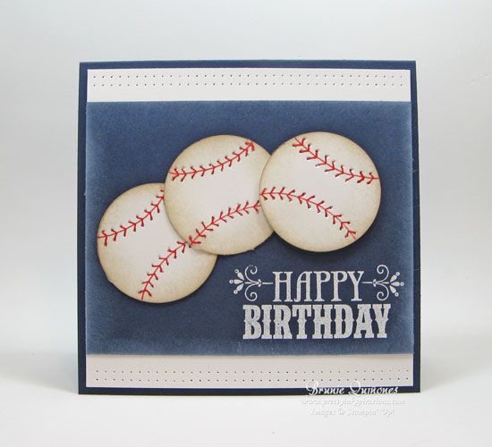 Happy Birthday Baseball by Brunie - at Splitcoaststampers
