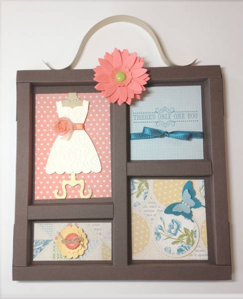 Cardstock Shadow Box by hooked_on_stampin - at Splitcoaststampers