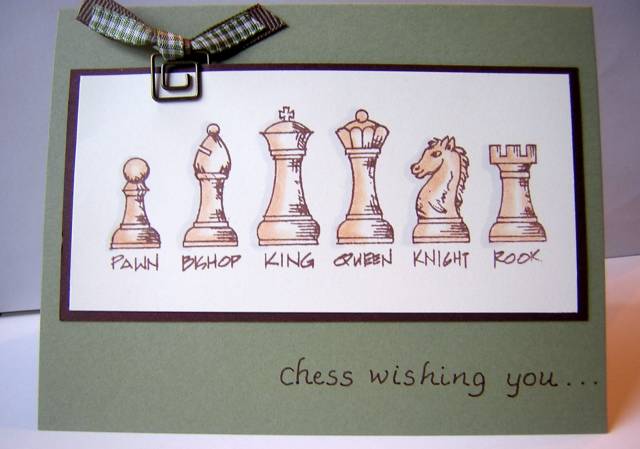 Chess Birthday Card by nancystamps at Splitcoaststampers