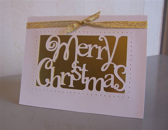 Quick & Easy Cricut Christmas Card by LaLatty - at Splitcoaststampers