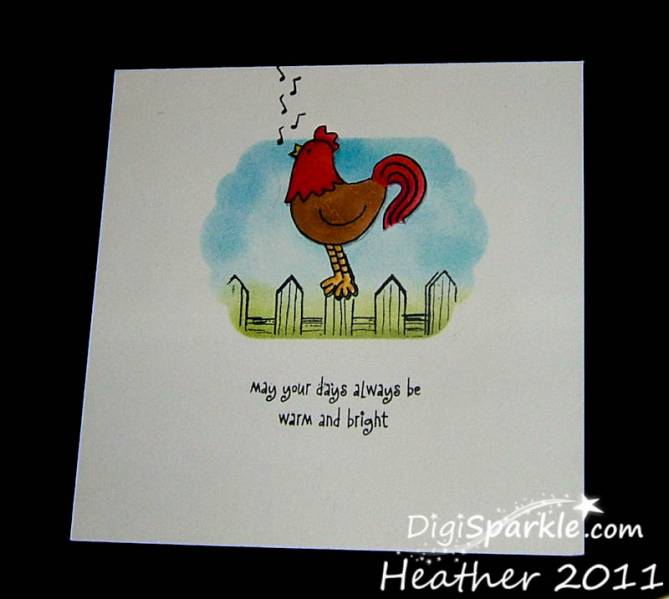 Cock A Doodle Do By Twinmummy At Splitcoaststampers