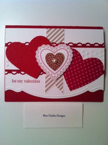 Hearts A Flutter Be My Valentine By Stampin With Hb At Splitcoaststampers