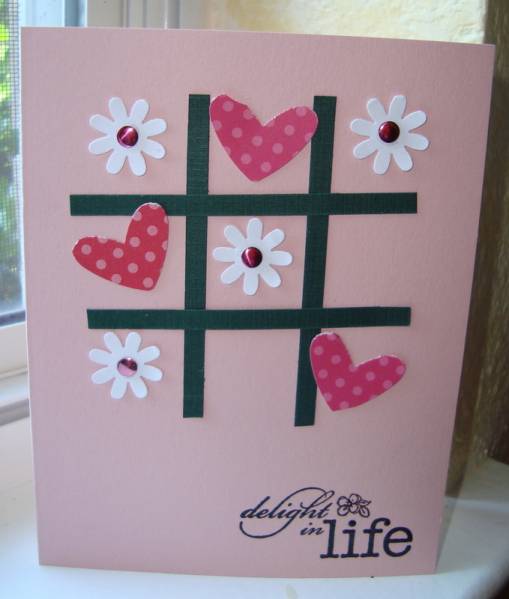 CAS123 Tic Tac Toe by rubyheartedmom at Splitcoaststampers