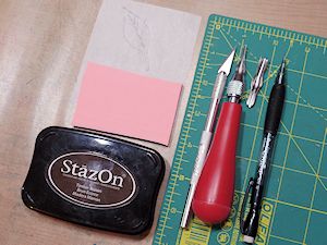 Stamp Collection: DIY CARVE STAMP (Speed-Carve Speedball Set) Part 3 of 3 
