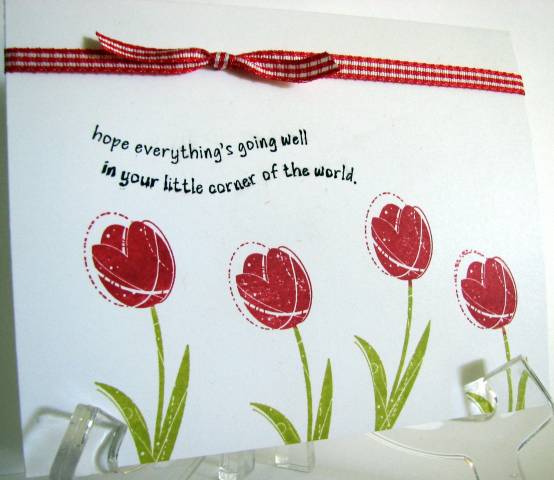 FS82 Red Tulips by ambouth at Splitcoaststampers