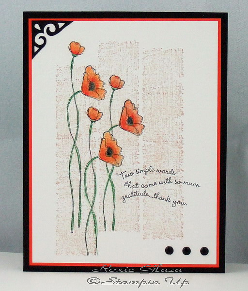 Poppies by Rox71 at Splitcoaststampers