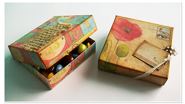 'Vintage' Gift Boxes by livelys at Splitcoaststampers