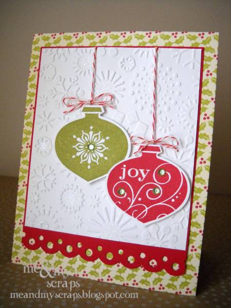 Delightful Decorations Christmas card by stampinintn at Splitcoaststampers