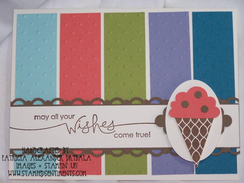 In Color Ice Cream Cone by ByPatricia - at Splitcoaststampers