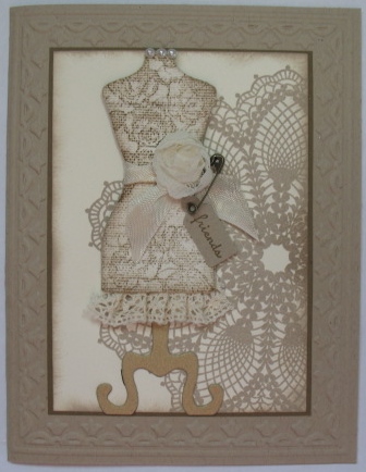 Canvas Dress Form by cherylcanstamp at Splitcoaststampers