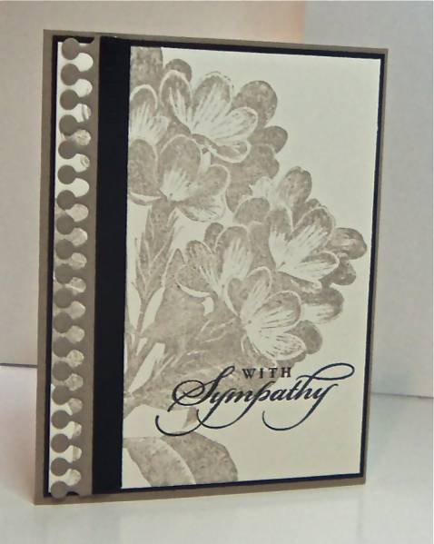Sweet Floral Sympathy card by StampinforHISglory at Splitcoaststampers