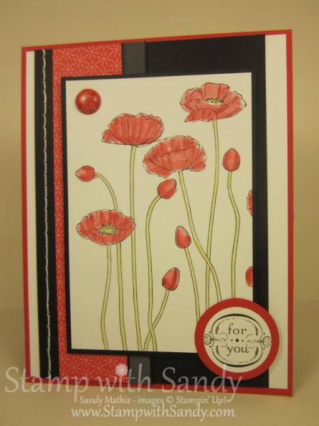 Pleasant Poppy Parade by stampwithsandy at Splitcoaststampers