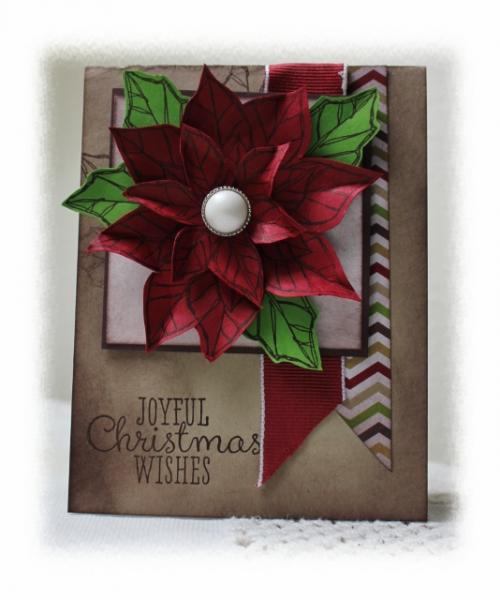 SC460,Rustic Poinsetta by Holstein at Splitcoaststampers