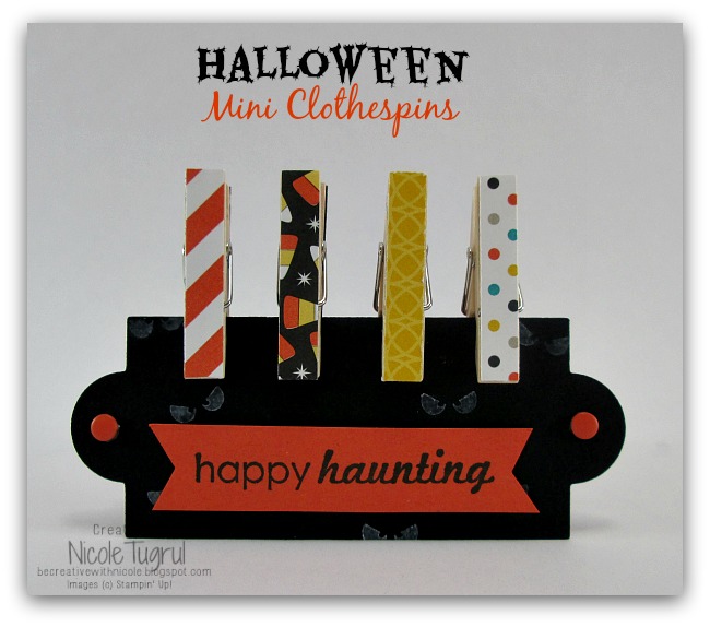 Halloween Mini Clothespins by nwt2772 at Splitcoaststampers