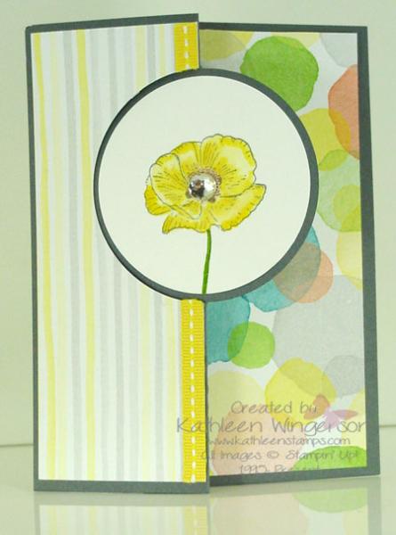Happy Watercolor - Front of card by tyque at Splitcoaststampers