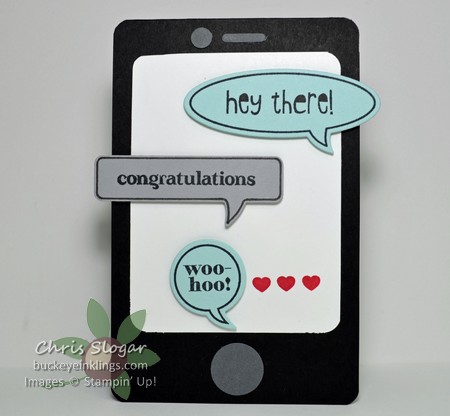 Smart Phone Congrats by Chris Slogar at Splitcoaststampers