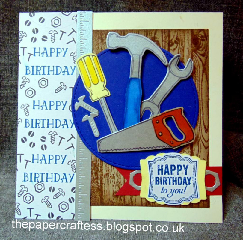 Nailed it Birthday card by thepapercraftess at Splitcoaststampers
