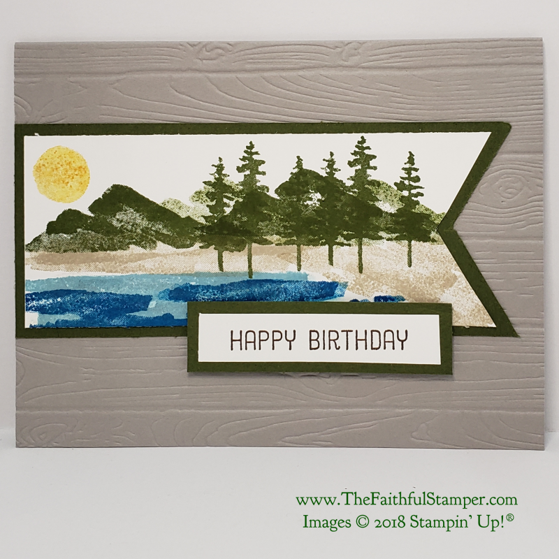 Happy Birthday at the lake! by Heathertyman at Splitcoaststampers