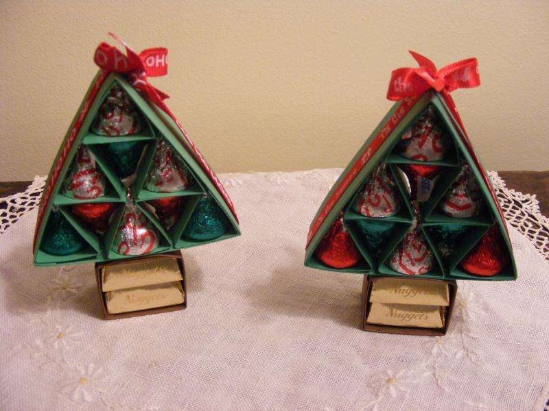 Hershey Kiss Christmas Tree by Creative Crafter at Splitcoaststampers