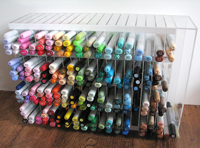 My New Copic Rack by bossboo - at Splitcoaststampers