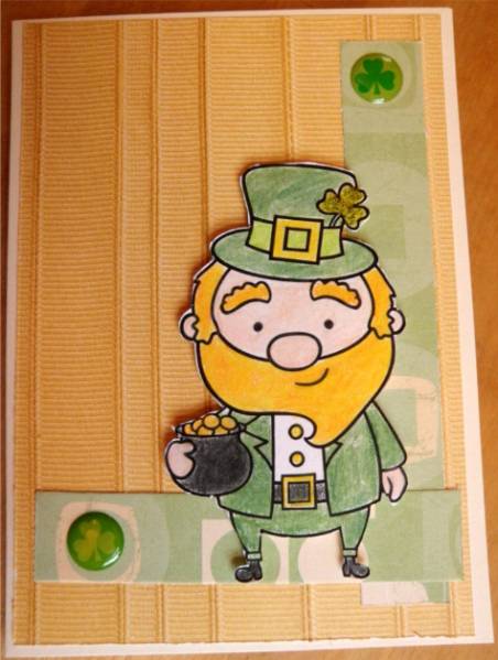 St. Patricks Day Leprechaun 1 by Katchoo1 at Splitcoaststampers