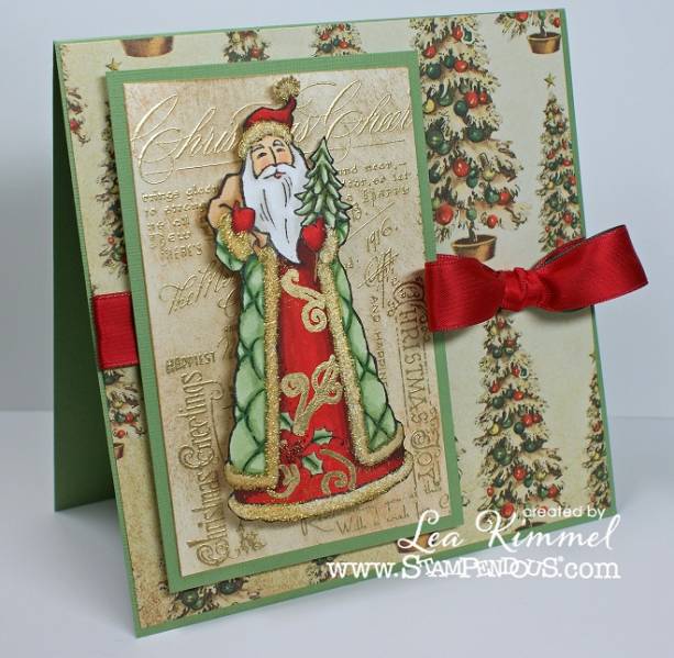 Stampendous Forest Santa that Wobbles by leadonna24 at Splitcoaststampers