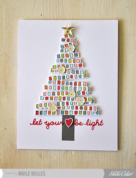 Let Your Heart Be Light Card {Studio Calico December Kit} by mbelles at ...