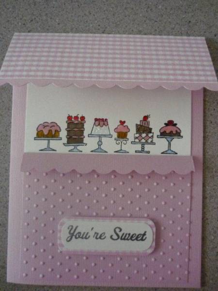 Bakery awning card by lbl - at Splitcoaststampers