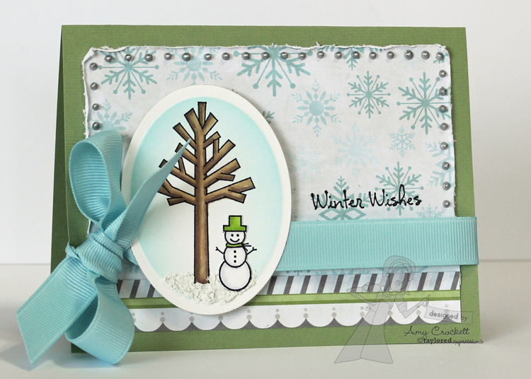 Winter Wishes by mommy2darlings at Splitcoaststampers