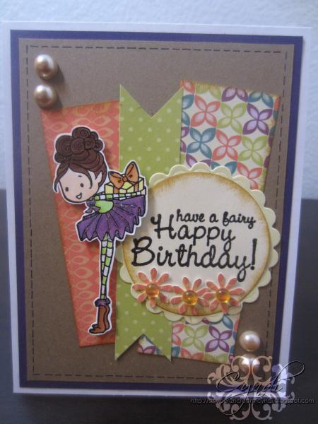 Have a fairy happy birthday! by strwberizncream at Splitcoaststampers