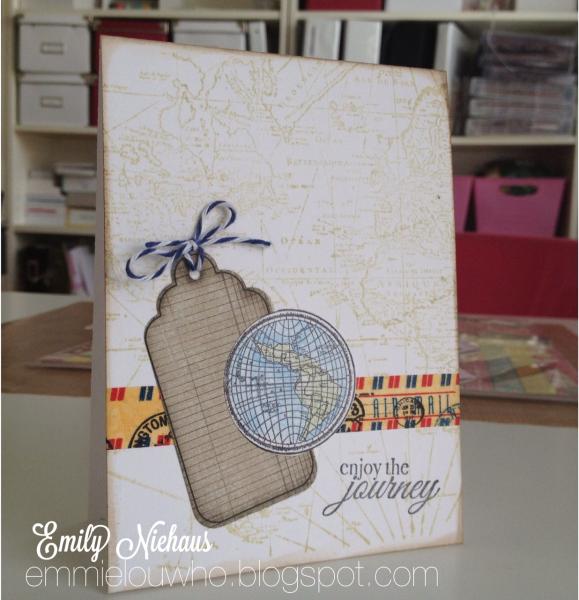enjoy the journey stampin up paper