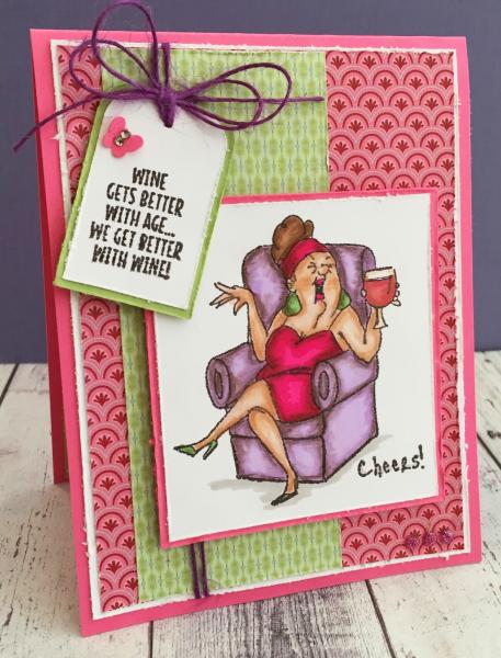 Wine a Little ~ by Jeannie1862 - Cards and Paper Crafts at ...