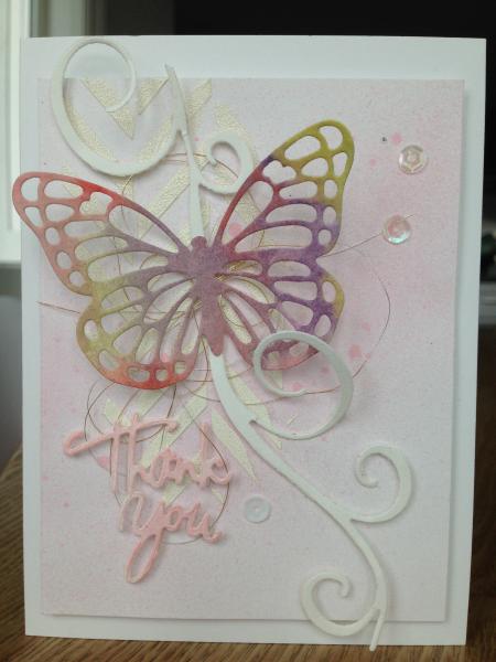 Spring thank you card by Acetaitai at Splitcoaststampers