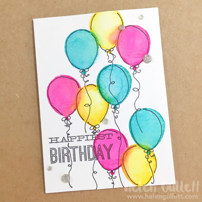 Happiest Birthday by byHelenG at Splitcoaststampers