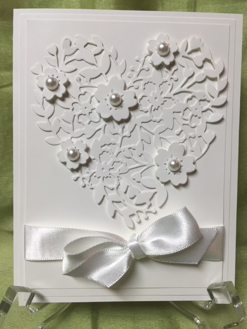 Elegant Wedding Card by Provinca at Splitcoaststampers