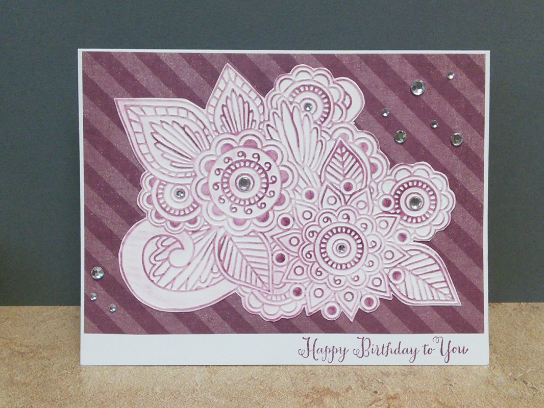 Henna Birthday Card by cmk7471 at Splitcoaststampers