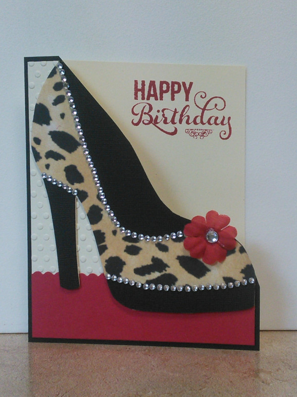 Wild Shoe Birthday Card by cmk7471 at Splitcoaststampers
