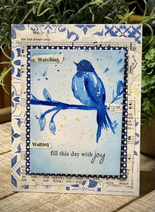 FS906 Bird in Blue by nwilliams6 at Splitcoaststampers