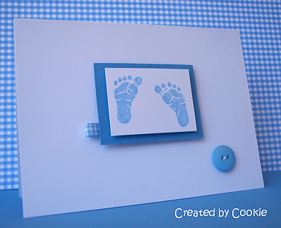 Baby Feet Boy by StampGroover at Splitcoaststampers
