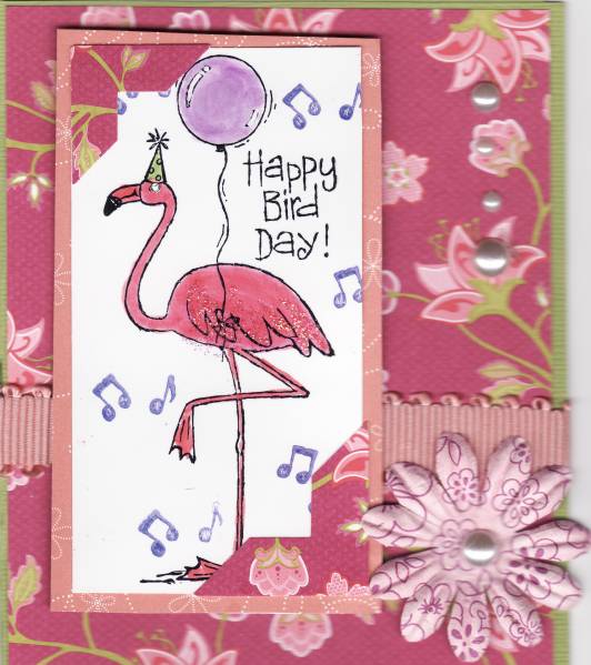 Tickled Pink - Happy Birthday by judyithh - at Splitcoaststampers
